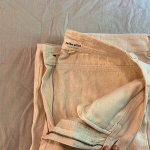 Laude the label formerly known as tribe alive wide leg upcycled pants